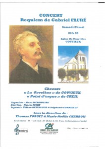 Affiche requiem de Faure