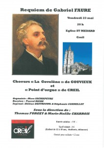 Creil requiem de Fauré